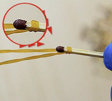 روشن کردن کبریت با کبریت! (در مواقع اضطراری)